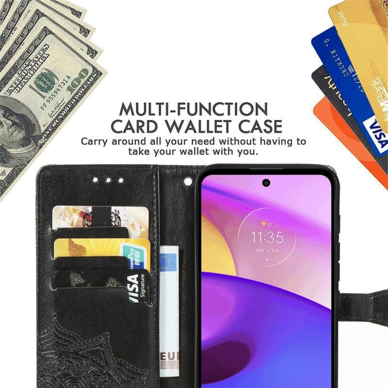 Θήκη Flip Moto E40 / E30 / E20 Μάνταλα Μεσαίωνας